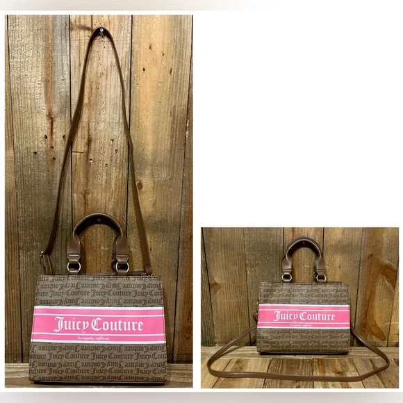 Juicy Couture. 5 Piece: Weekender, Tote & Crossbody with Free Scarf & Dust Bag. - Picture 2 of 16